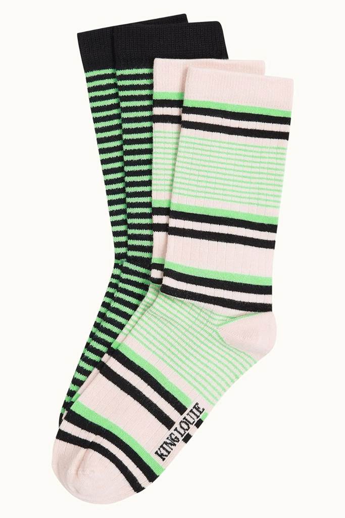 Socks 2 pack Paradise green