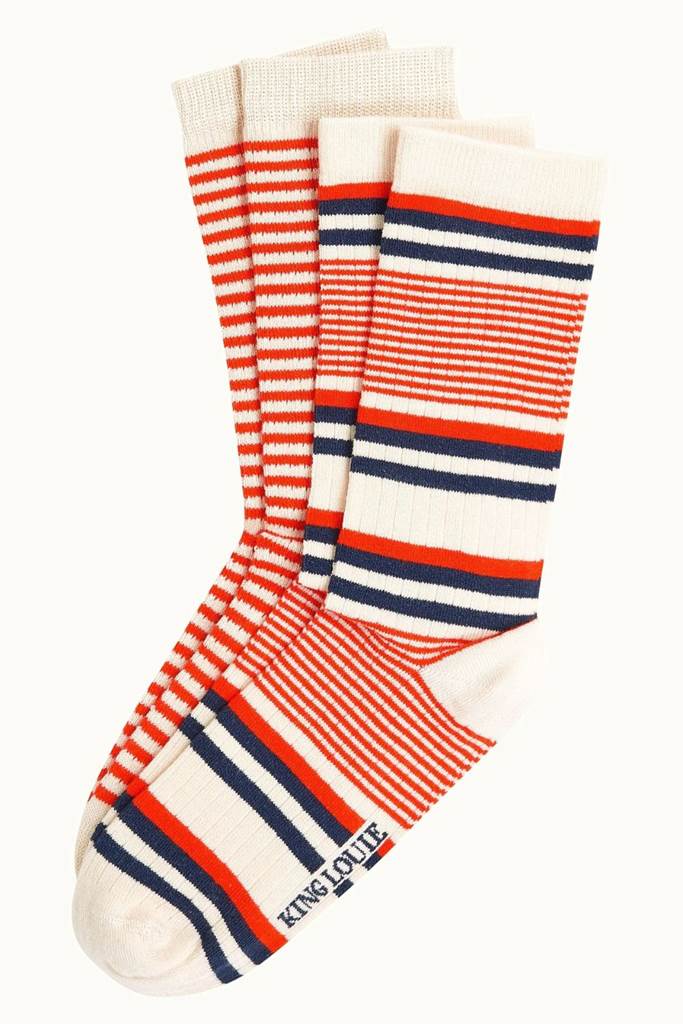 Socks 2 pack spicy orange