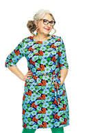 Doris dress Humlesurr Blå