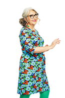 Doris dress Humlesurr Blå