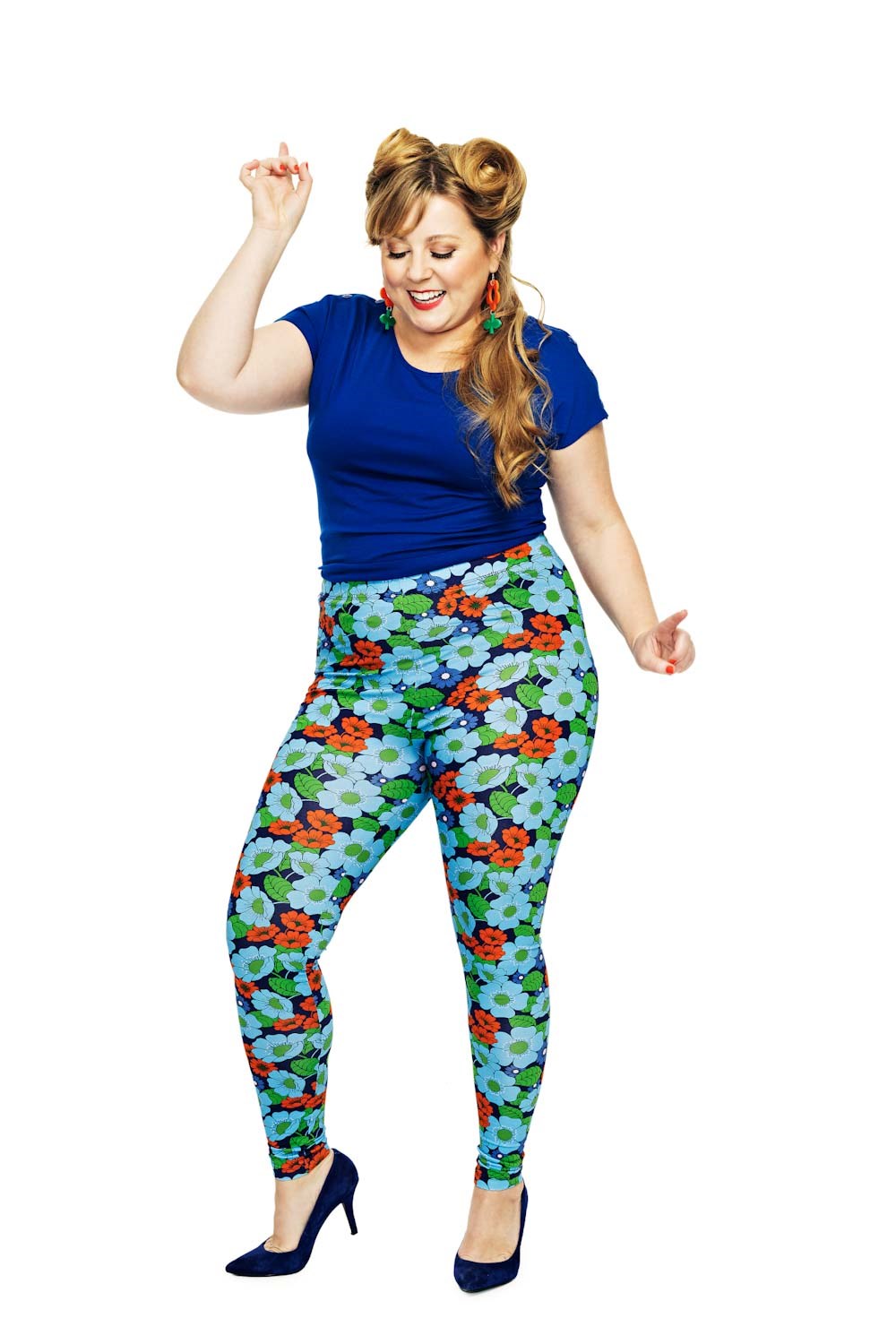 Lo leggings Humlesurr Blå