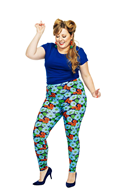 Lo leggings Humlesurr Blå