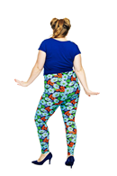 Lo leggings Humlesurr Blå