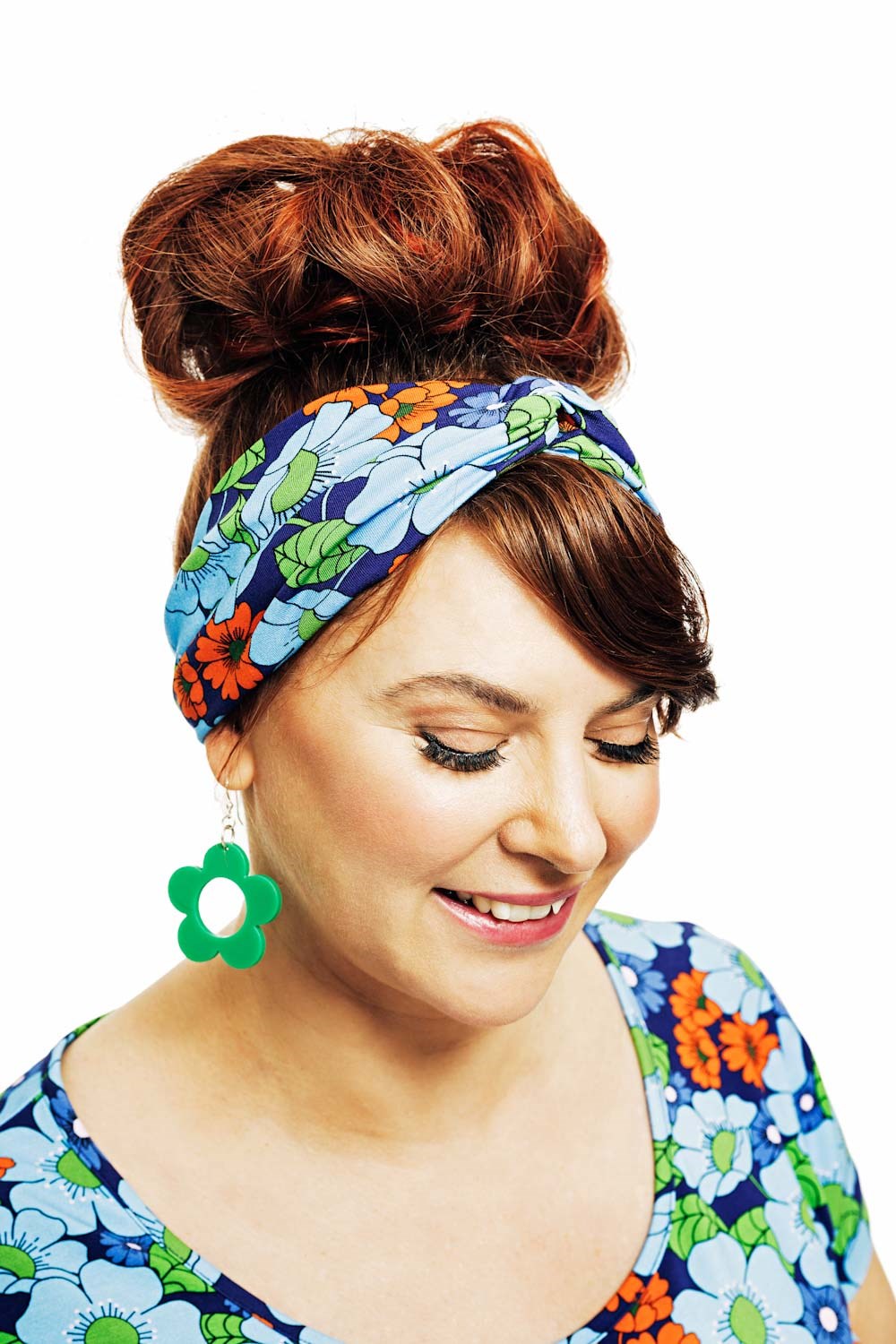 Hedda hairband Humlesurr Blå