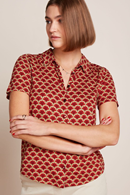 Maisie blouse True red