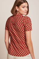 Maisie blouse True red