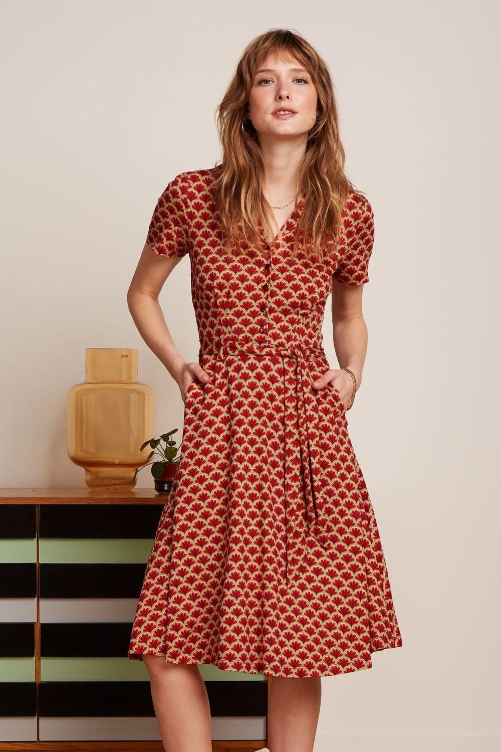 Sheeva dress True red