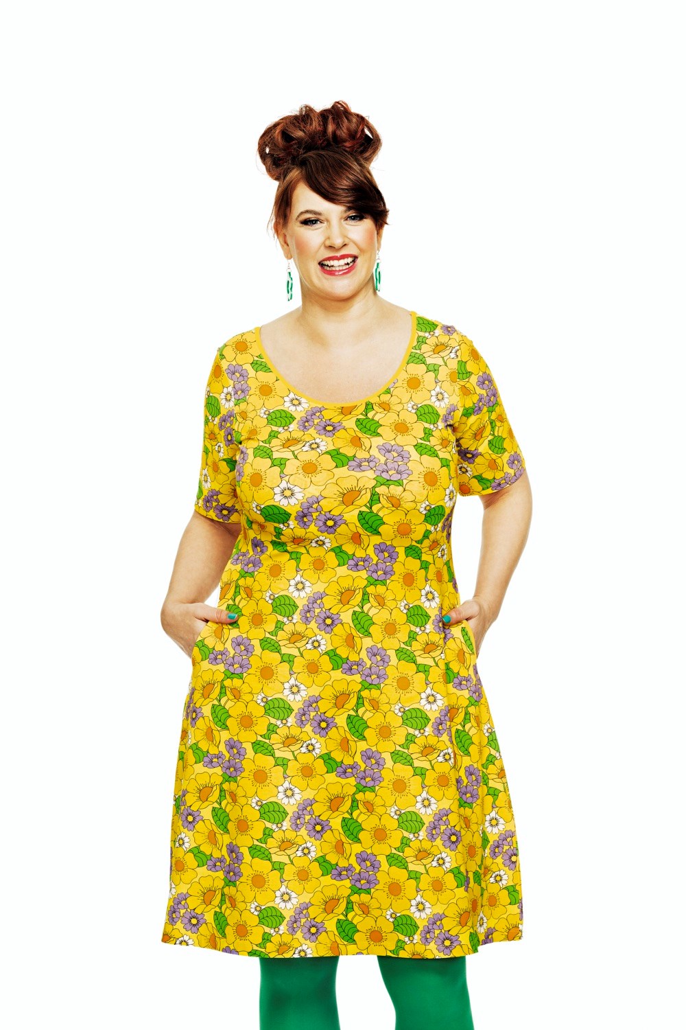 Magda dress Humlesurr Gul