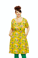 Magda dress Humlesurr Gul
