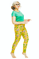 Lo leggings Humlesurr Gul