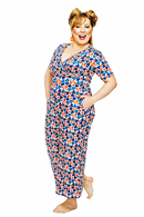 Britta byxdress Klöver Orange