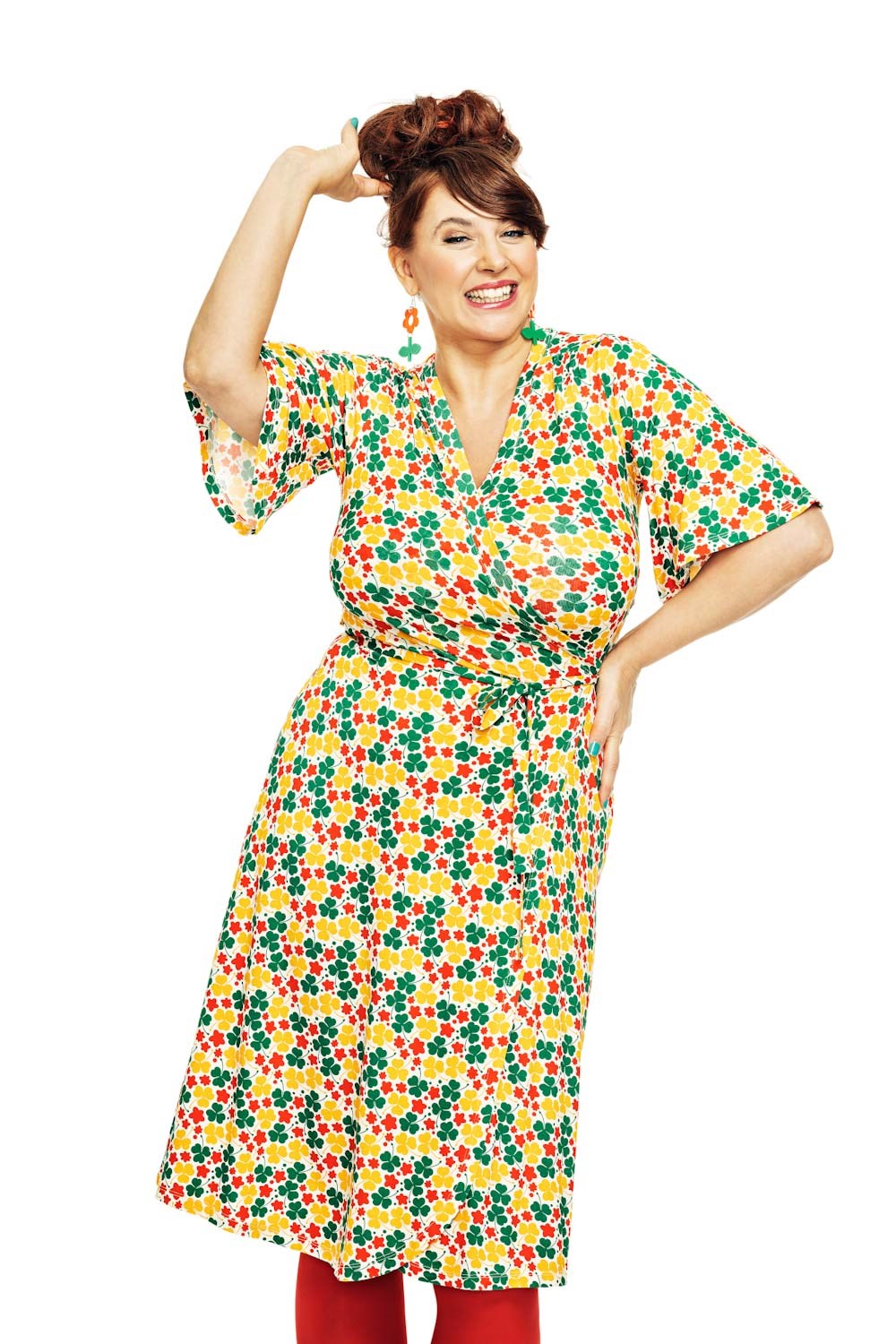 Josefine dress Klöver Gul