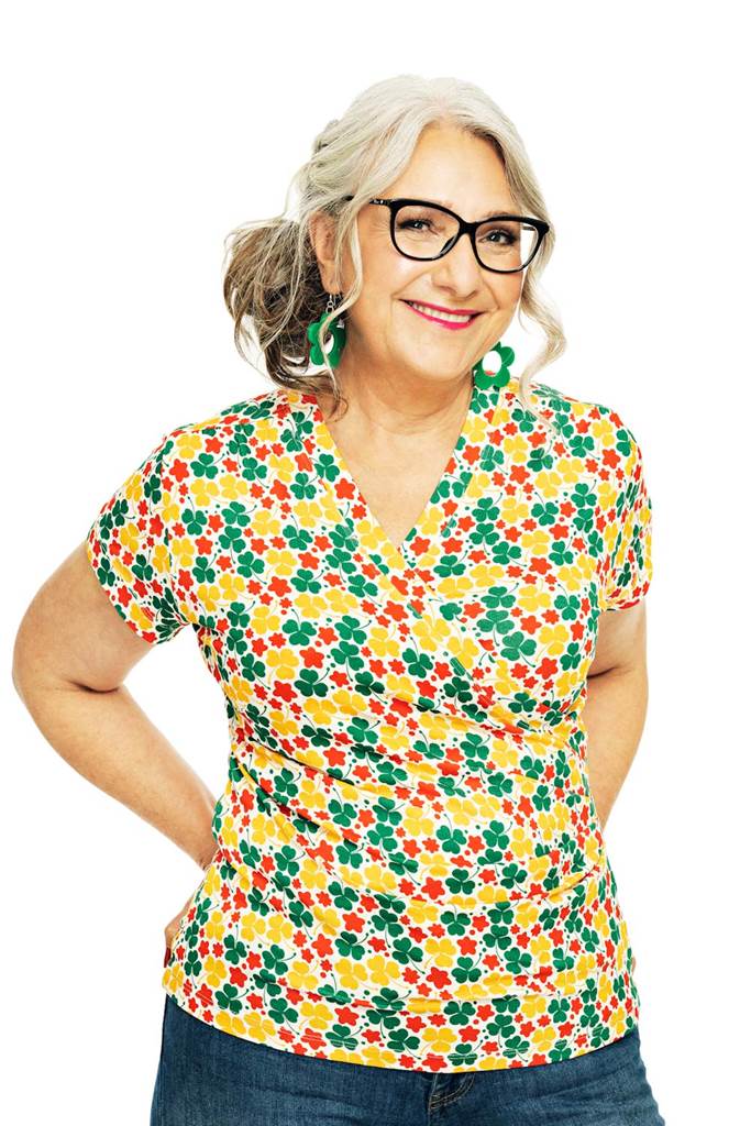 Jessica top Klöver Gul