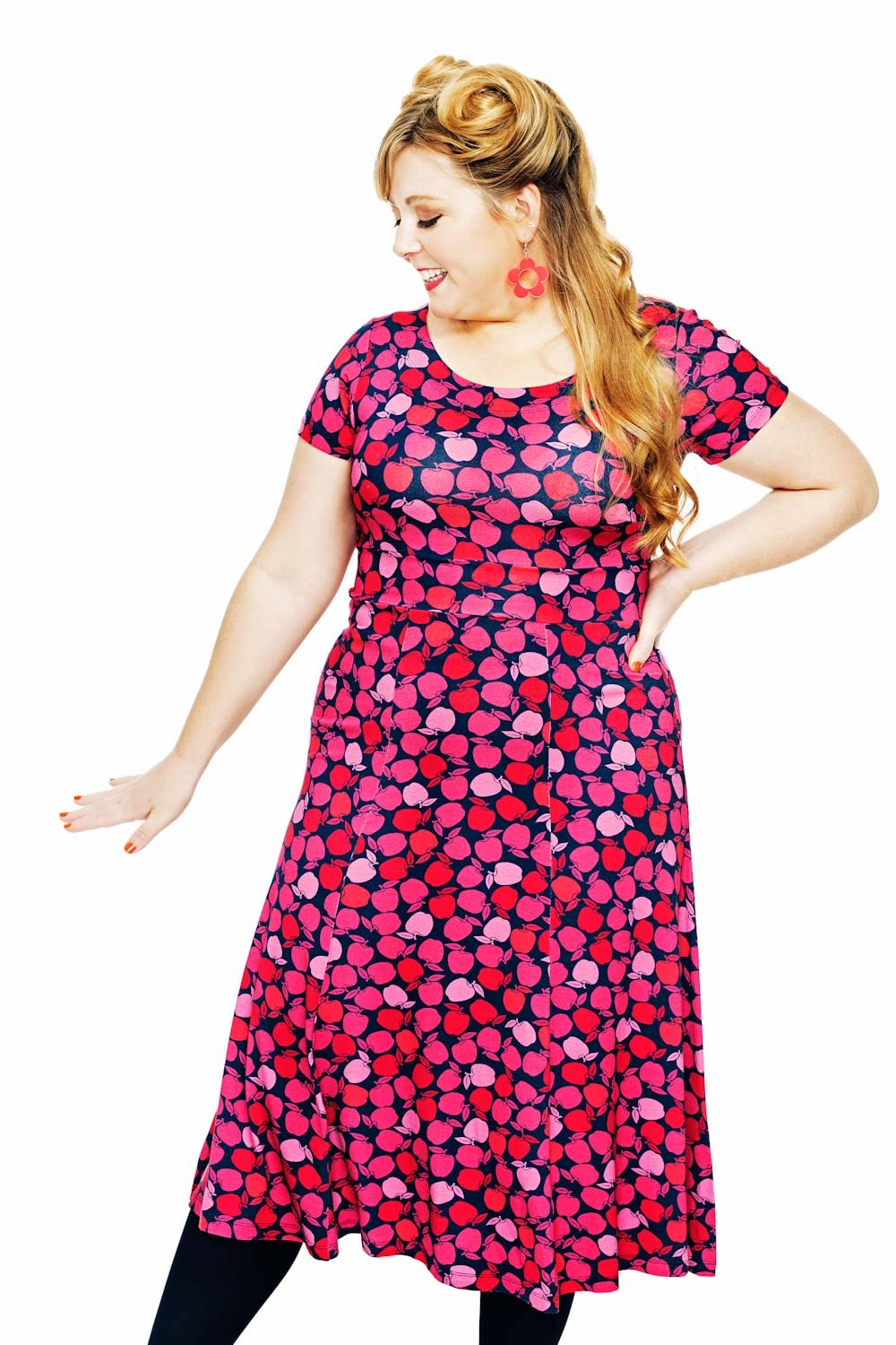 Hedvig dress Äppelpäppel Rosa
