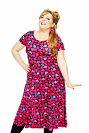 Hedvig dress Äppelpäppel Rosa