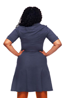 Monica dress Jeans 70s shirt dress