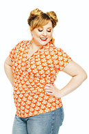 Jessica top Spaljé Orange