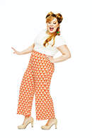 Molly byxor Spaljé Orange