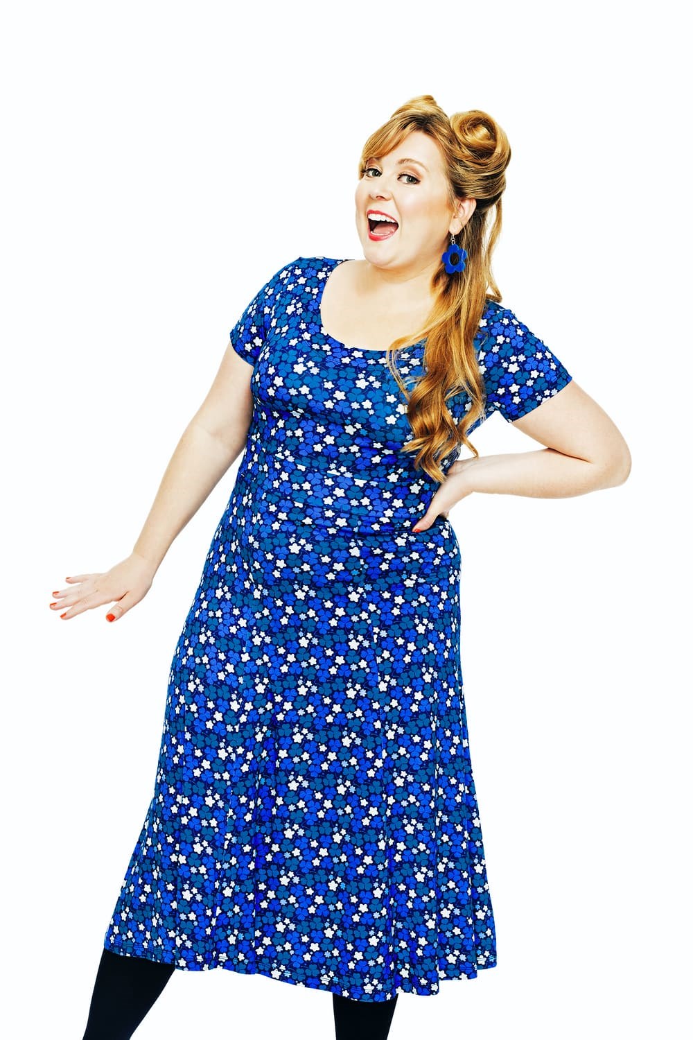 Hedvig dress Klöver Blå