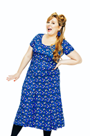 Hedvig dress Klöver Blå