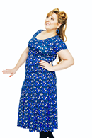 Hedvig dress Klöver Blå