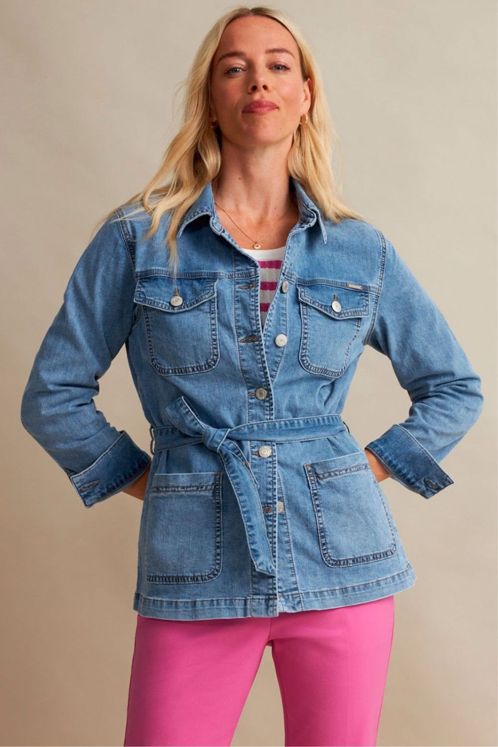 Robie jacket light stone