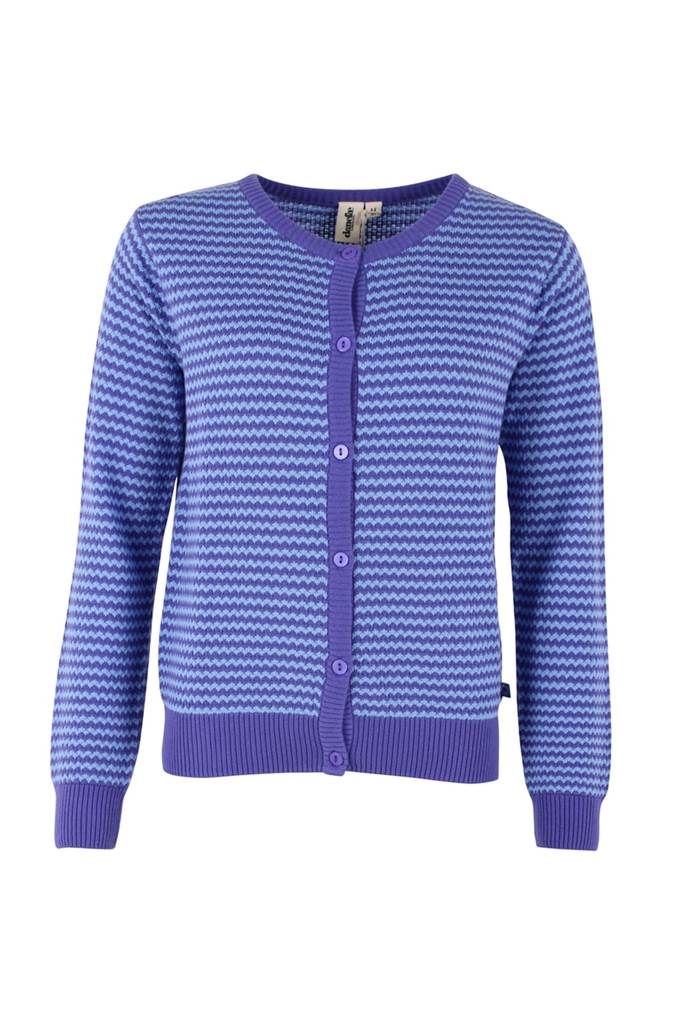 Saga Pearl Cardigan cold purple/waterblue
