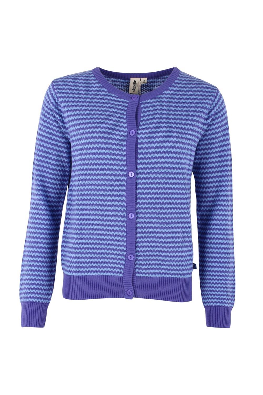 Saga Pearl Cardigan cold purple/waterblue
