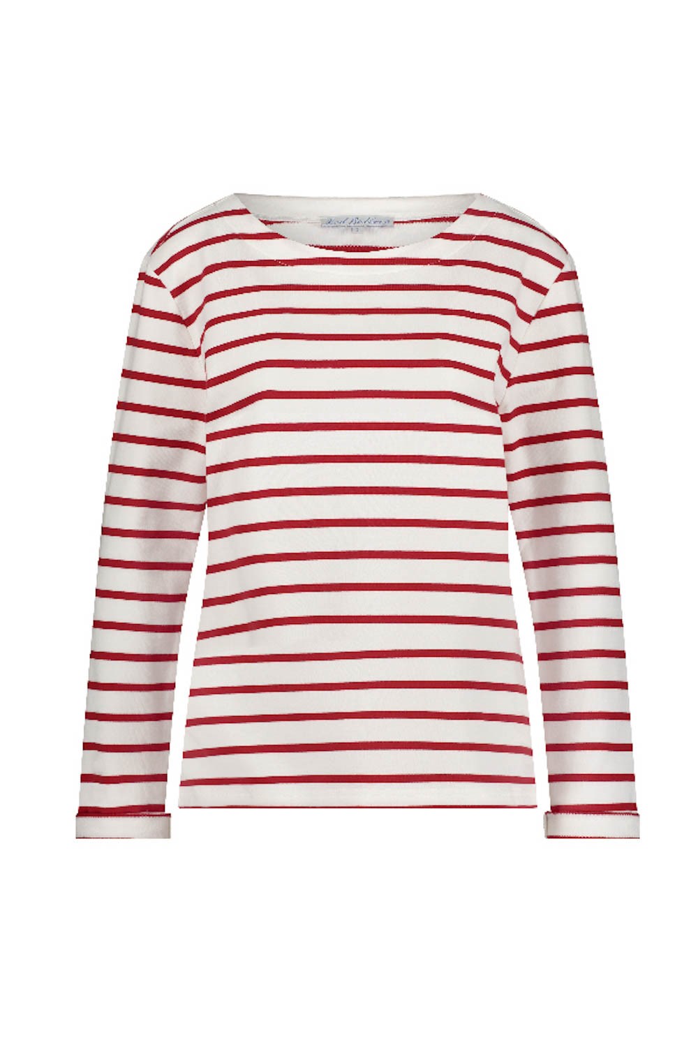Terry sweater stripe red