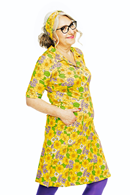 Monica dress Humlesurr Gul