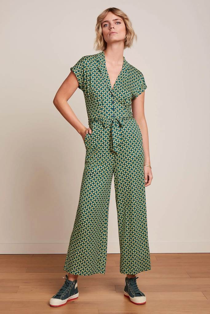 Darcy jumpsuit Kayaking green