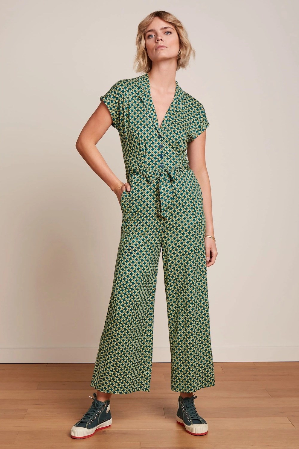 Darcy jumpsuit Kayaking green
