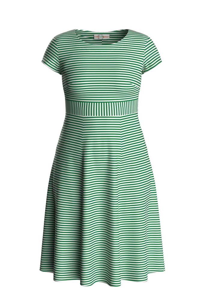 Hilda dress Randig Grön