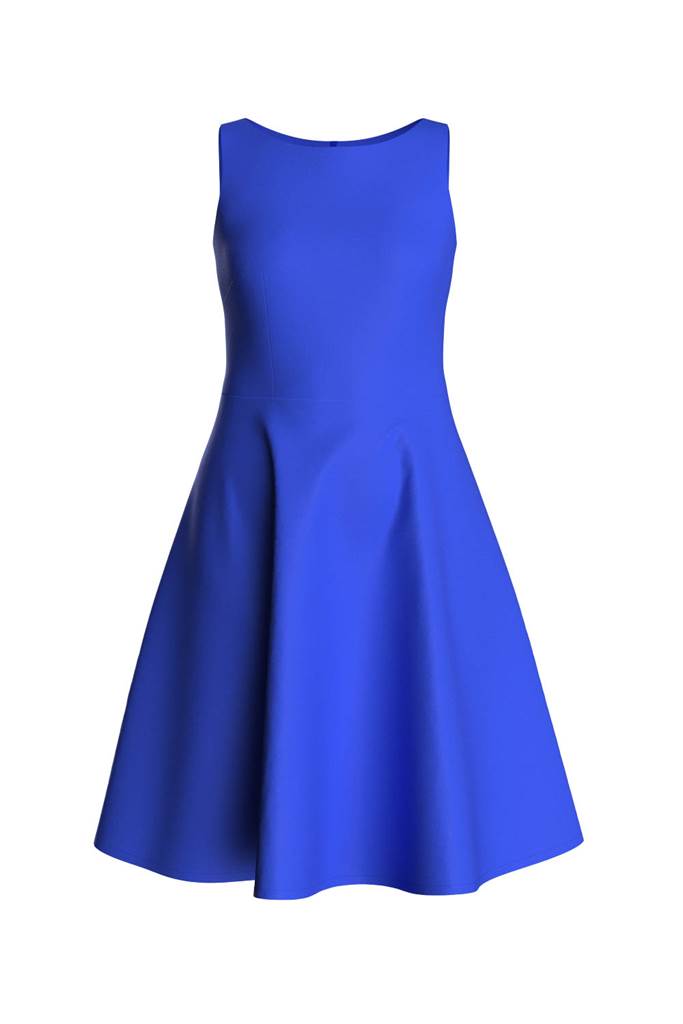 Saga dress Blåsippa