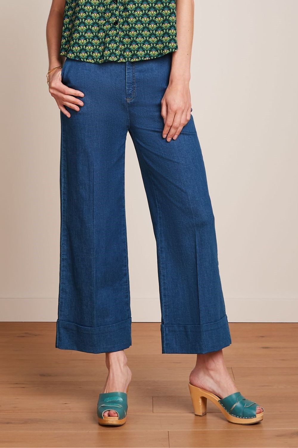Lisa Culotte pants denim blue