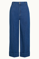 Lisa Culotte byxor denim blue
