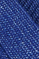 Raffia belt Blue