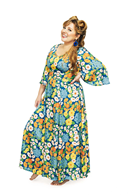 Greta dress Blomklasar