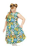 Malin dress Blomklasar