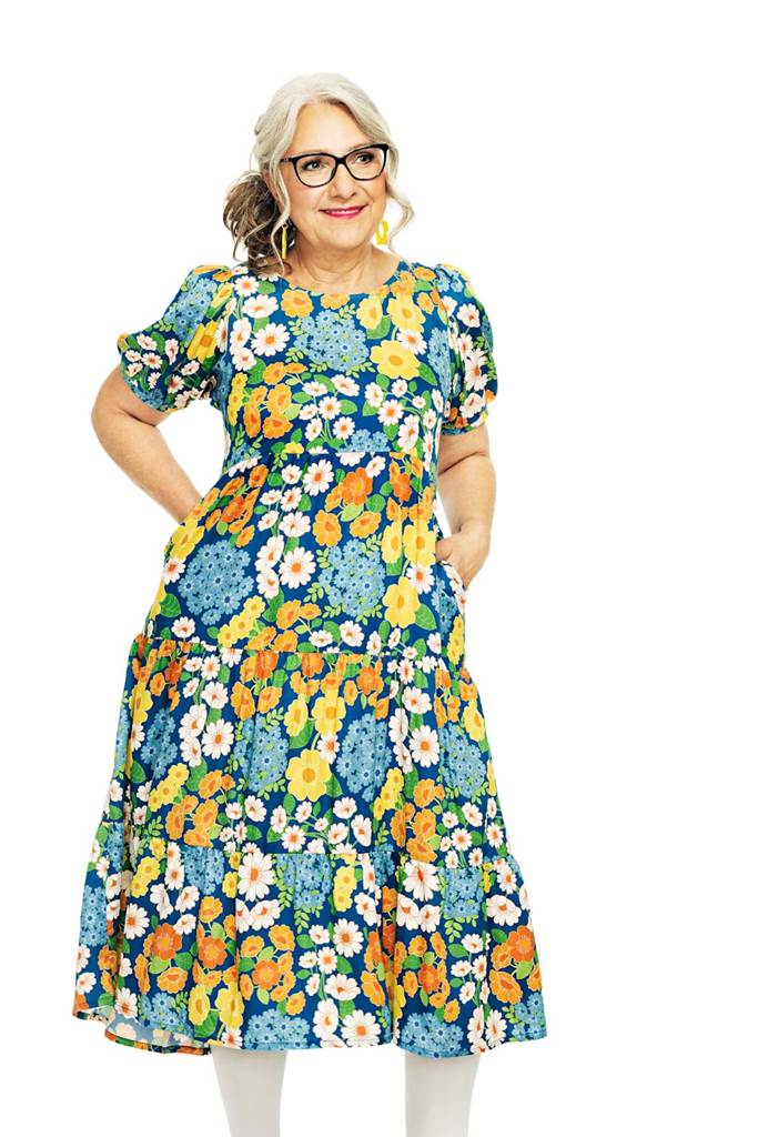 Ida klänning Blomklasar