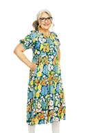 Ida klänning Blomklasar