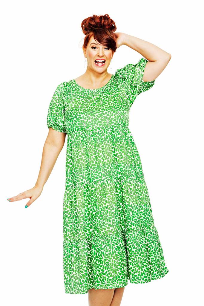 Ida dress Plurr Grön