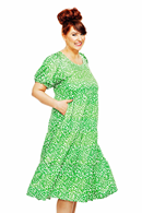 Ida dress Plurr Grön