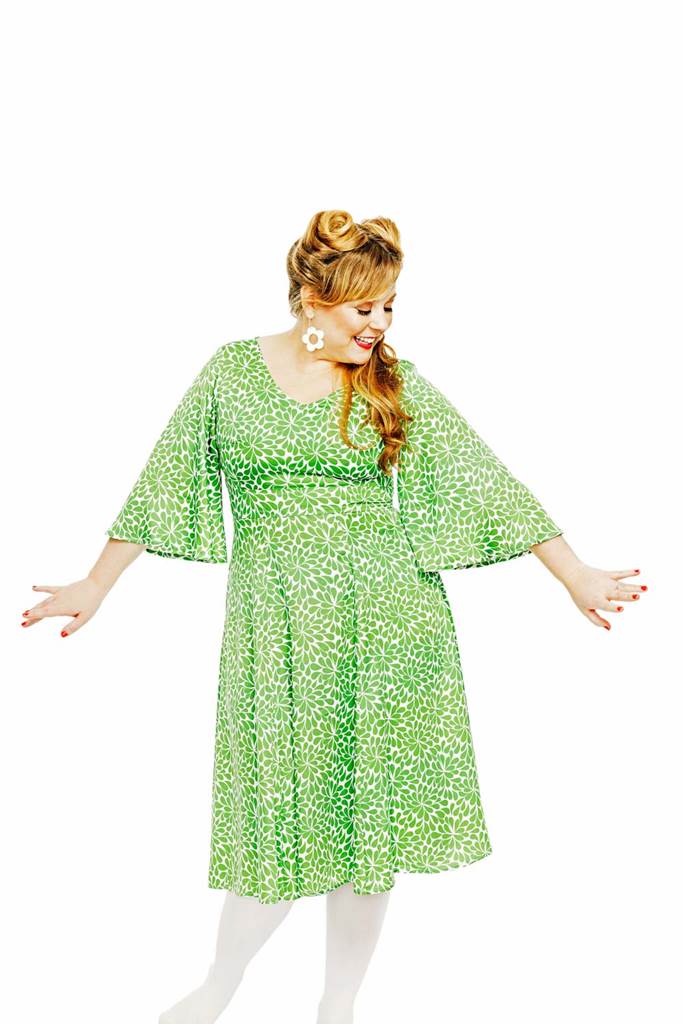Gullan dress Plurr Grön