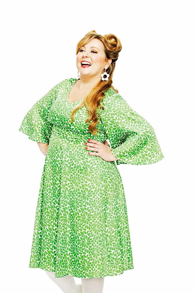 Gullan dress Plurr Grön