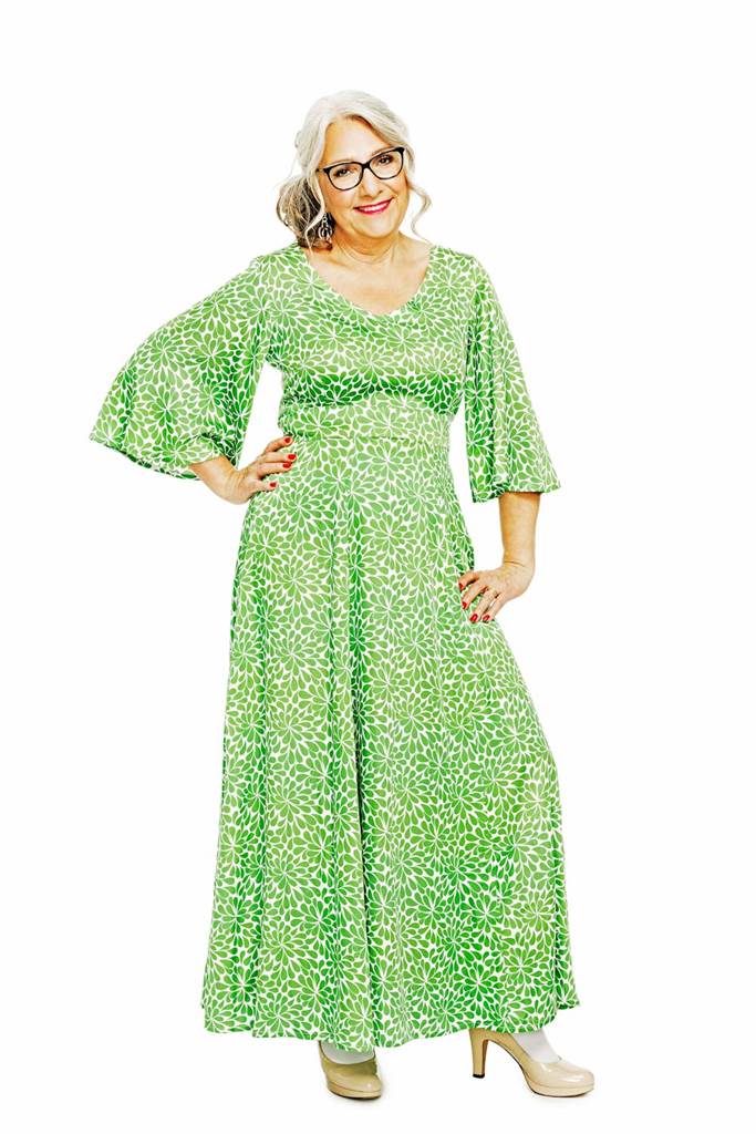 Greta dress Plurr Grön