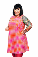 Rut dress Mört Karamell