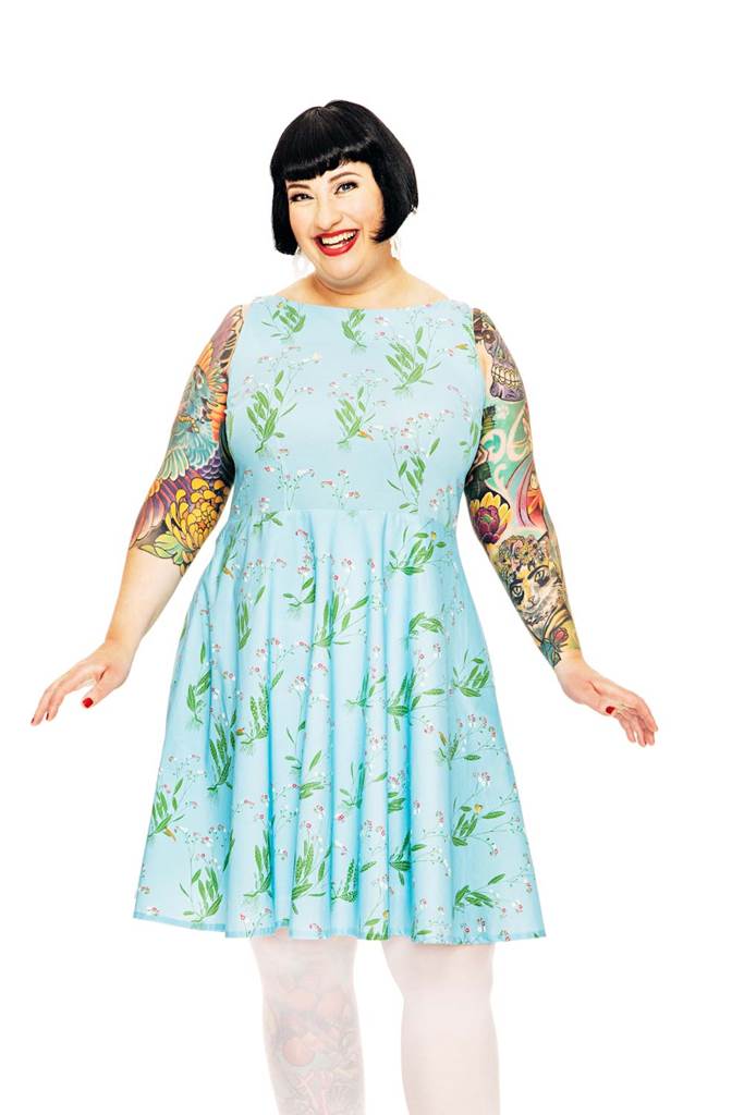 Saga dress Morgondagg