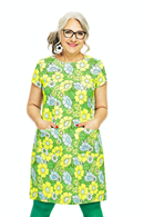Elna dress Humlesurr Lime
