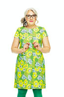 Elna dress Humlesurr Lime